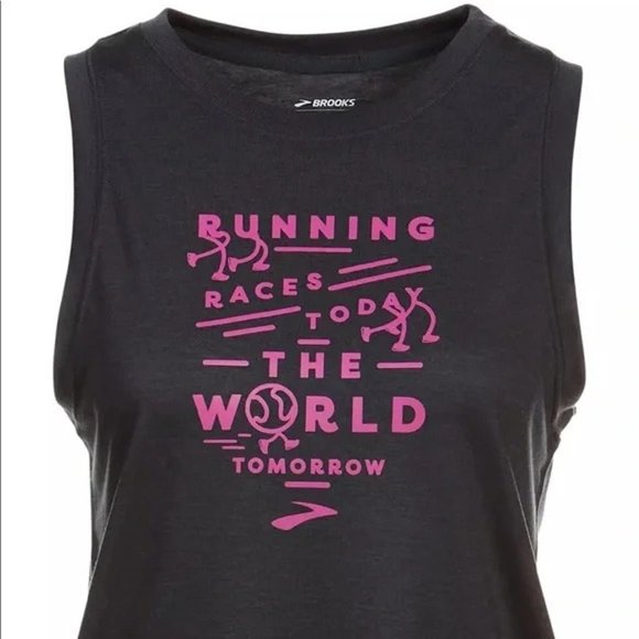 Brooks Empower Her Collection IWD Distance Running Graphic Tank - Picture 1 of 3